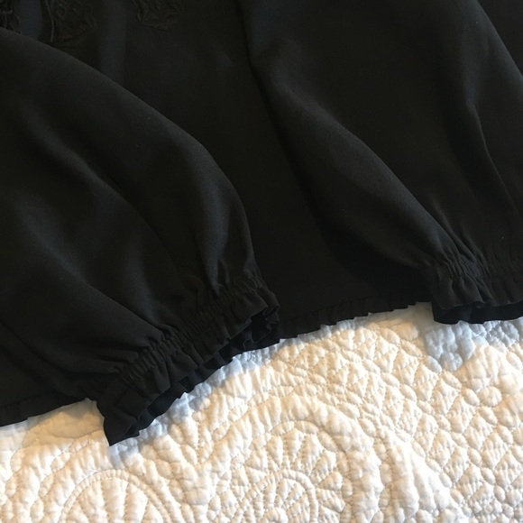 Boho top black size M - Picture 3 of 4